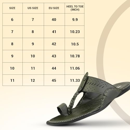 Image of STANPHORD Men Kolhapuri Chappals | Ethnic Thong Slippers Faux Leather | Cushioned Footbed | Festive Wedding Casual Daily Wear (TPMN 30006)