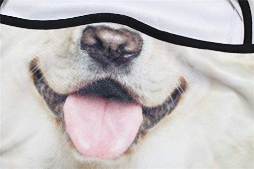 Image of WTACTFUL 3D Animal Ears Balaclava, Breathable Face Mask for Halloween