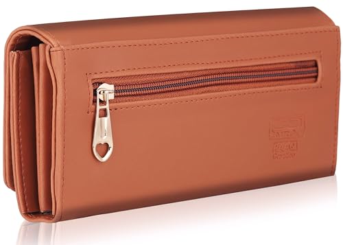 Image of Women's and Girls Hand Clutch Mobile Hand Purse Wallet 4 Card Slot
