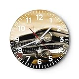 Une décoration murale unique, comme l’est l’horloge murale, appelée aussi Wall clock, est une solution à la mode et moderne pour tout amateur de design. Catégorie thématique de l'horloge murale: Automobile, Vintage et rétro. L’horloge murale ARTTOR vous ravira par son design, sa durabilité et sa solidité. Pour garantir une haute qualité, les horloges murales sont recouverts d'un stratifié pour protéger l'impression.