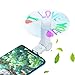 Mini ventilador de teléfono LED con función de programación, portátil, para USB tipo C y micro enchufe, compatible con sistema Android, no compatible con iOS, iPhone, iPad, iPod