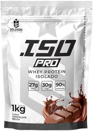 ISO PRO Whey Protein Isolado 1kg - Soldiers Nutrition Sabor: Choc...
