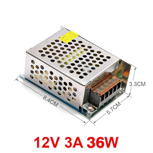Alimentation 12V 3A 36W transformateur LED en boîtier aluminium - 2