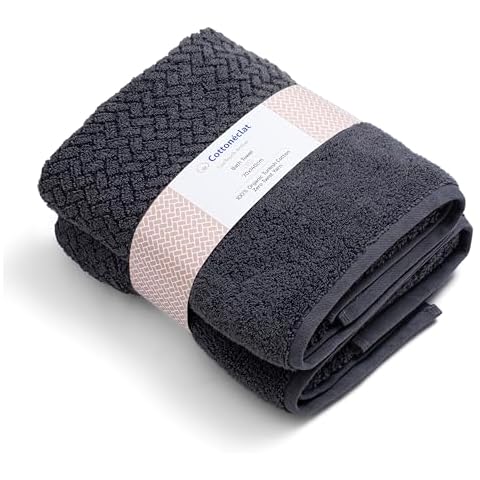 Cottoneclat Organic Turkish Cotton Bath Towels Cover