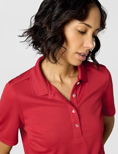Callaway Women's Short Sleeve Opti-Dri Stretch Core Performance Golf Polo Shirt, Moisture-Wicking (Available in Plus), Chili Pepper, Large - image 3