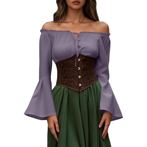 Blouse blanche vintage en dentelle haut de gamme style Schneeblume avec boutons