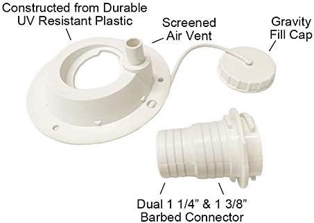 A.A Fresh Water Tank Accessory Hose Connection Kit - RV, Concession, Trailer, Camper