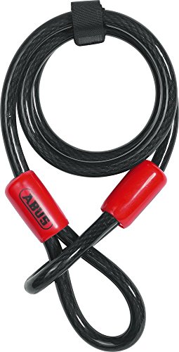 ABUS câble à Boucle Cobra 12 - câble en Acier gainé de Plastique - sécurité pour Les Accessoires de vélo et de Moto - 1,2 mètre de Long, 12 mm...