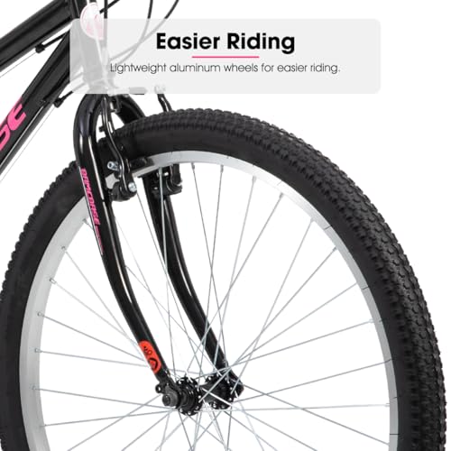 HILAND Bamcbase Womens Mountain Bike, 24 26 Inch 18 Speeds