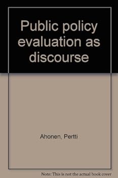 Paperback Public policy evaluation as discourse Book