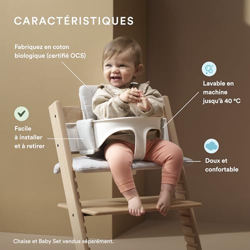 Coussin de chaise Tripp Trapp confort pour repas de bébé - 2