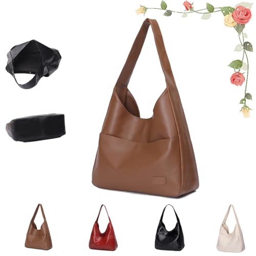 Ooomay Bag - Ooomay Maya Shoulder Bags, Ooomay Tote Bag for Women Large-Capacity Retro Simple Commuter for Daily Use