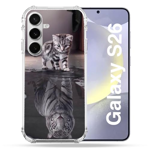 Coque Galaxy S26 chat mignon pour un style urbain et protégé au quotidien