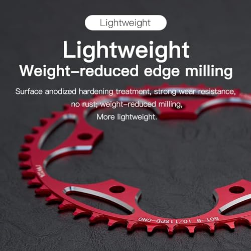 image for YBEKI 130BCD Chainring - CNC Machined 7075-T6 Aluminum Narrow-Wide Cha