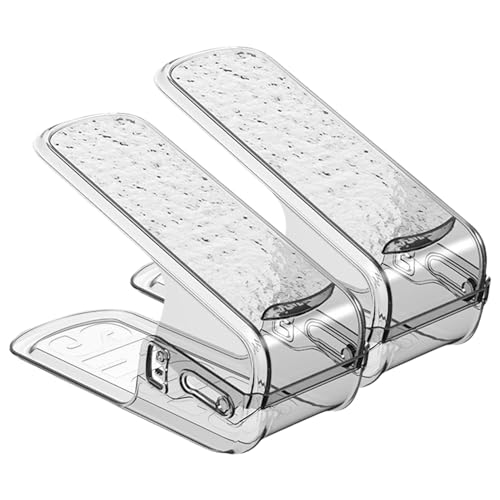 Generisch Schuhstapler 2er-Set Schuhschlitze