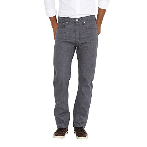 Levi's Men's 501 Original Fit-Jeans, Indigo Black STF - Grey Fill, 31W x 32L