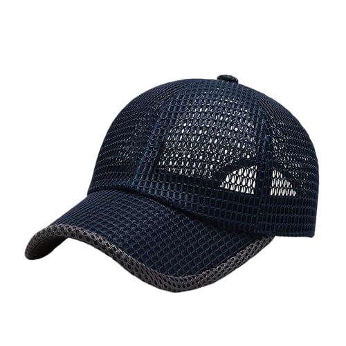 Casquette de baseball anti-transpiration avec filet de protection