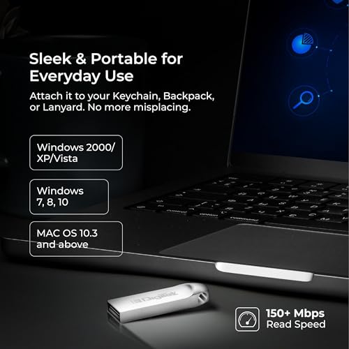 Image of Digitek (Dud 32GB 2.0V) 32GB USB 2.0 U Disk Flash Drive, High Speed Read & Write Pen Drive, Magnetic, X-Ray & Temperature Resistant, Compatible with Windows & Mac OS
