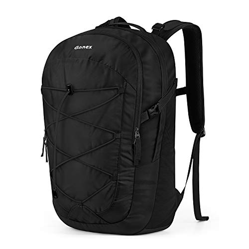 Gonex Lightweight Laptop Backpack,35L Breathable Travel Daypack Fit 15 Inch Laptop Material Nylon