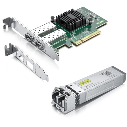 10GBase-SR SFP+ Transceiver y Tarjeta de Red 10Gb PCI-E a Intel X520-DA2 miniatura 1