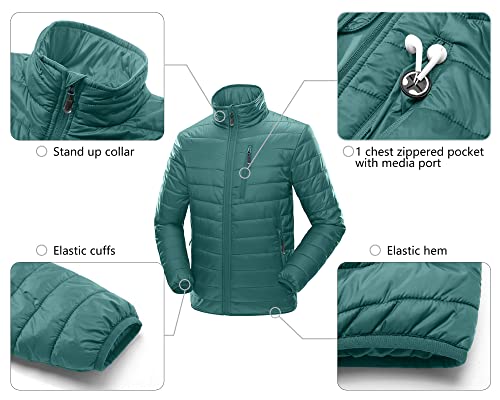 Image of 33,000ft Men's Puffer Jacket Lightweight Packable Insulated Winter Coat