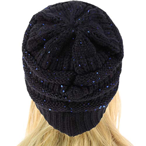 Image of Hatsandscarf CC Exclusives Solid Color Beanie Tail Hat for Adult (MB-20A)