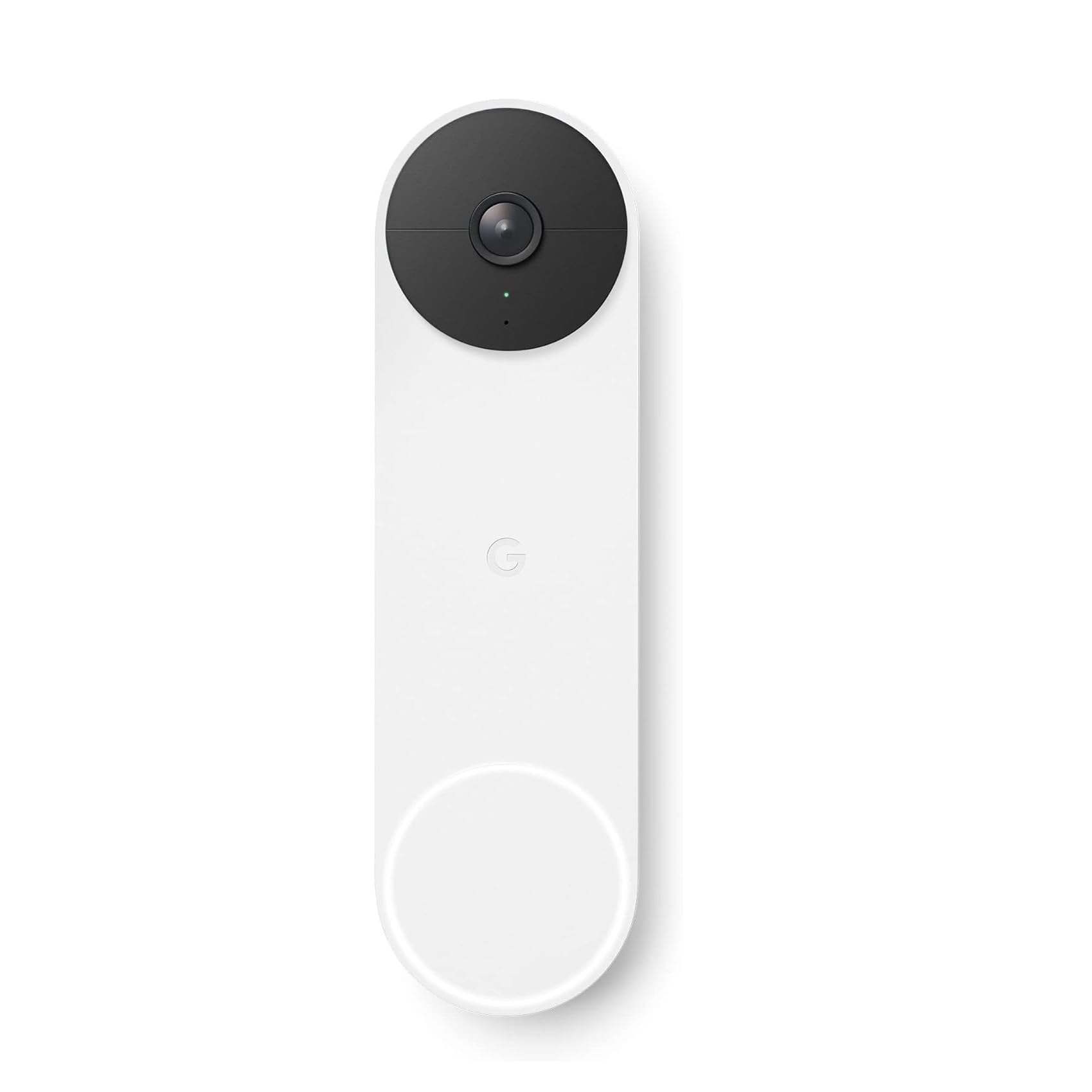 Nest Google GWX3T Doorbell (Battery) - Wireless 960p Video Doorbell - Smart WiFi Motion Only Doorbell Camera, Snow, 1 Count (Pack of 1) - Pro Edition