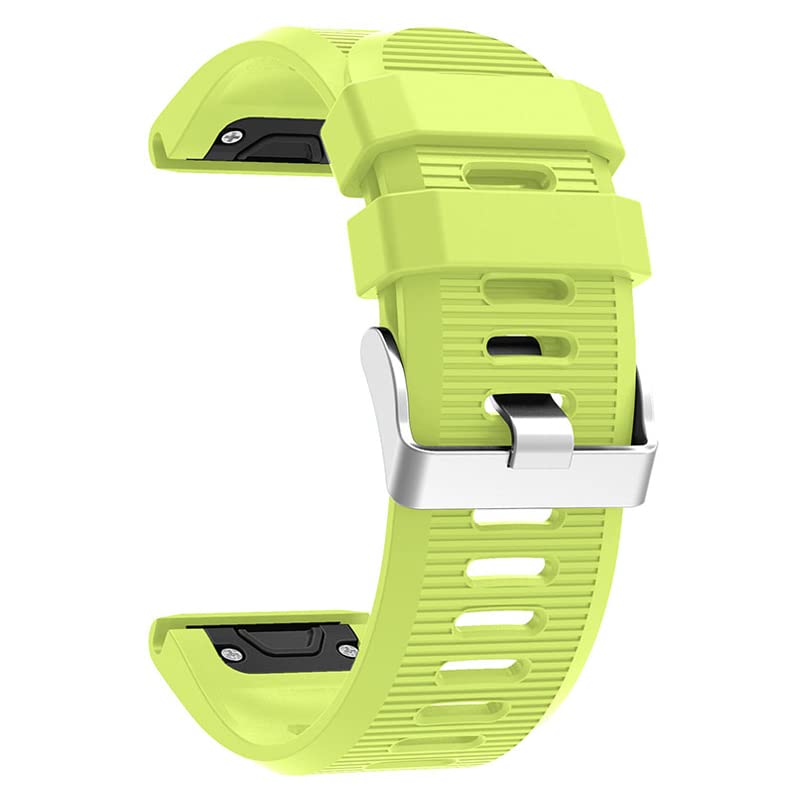 Correa de silicona para Garmin Fenix 5X y 6X accesorio de ajuste rápido de 26mm