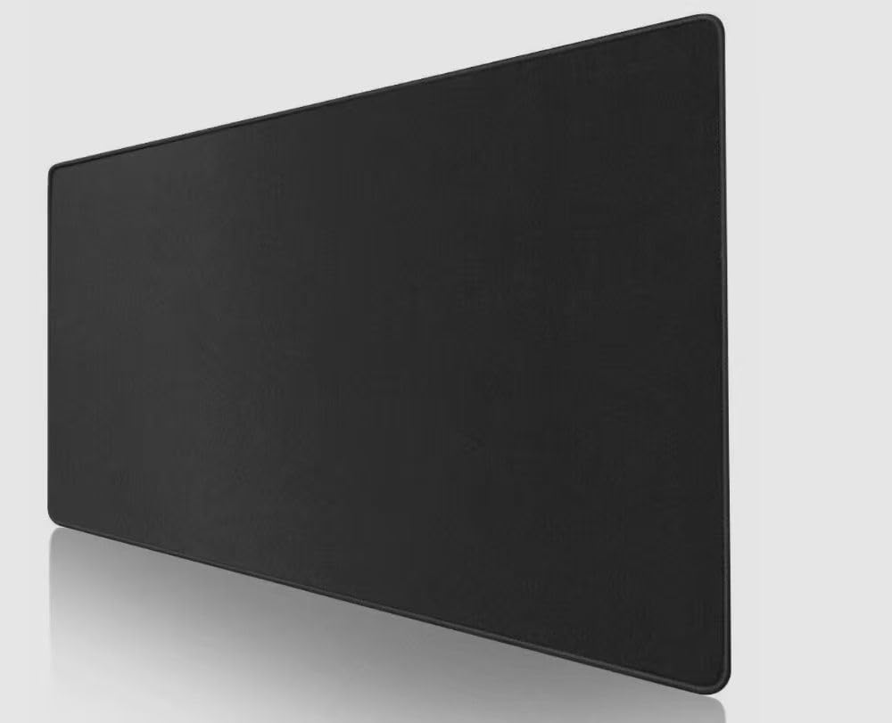Large Gaming Mouse Pad, XXL Extended Computer Keyboard Mouse Mat with Stitched Edges, 31.5" x 15.7" Non-Slip Waterproof Rubber Base Office Big Long Mousepad for Work, Game, Office, Home, Black