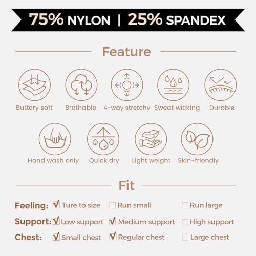 Image of Aoxjox Basic Baddie Sports Bra | women's workout fitness training gym yoga crop tank, 4-way stretch, moisture-wicking, quick-dry