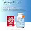 Vitamina D3 K2 (Dura 1 anno e 4 mesi) 500 Microcompresse – ELETTO PRODOTTO DELL’ANNO 2026 - Senza Biossido di Silice, Vitamina D3 2000 UI a Compressa – Vit. K2 MK 7 - Massimo Dosaggio di Vitamine.