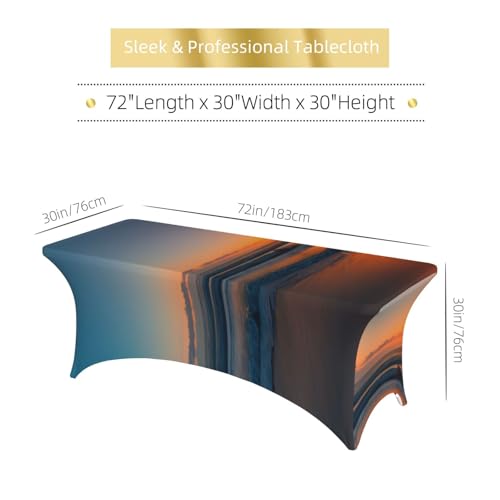 Nappe rectangulaire extensible et antitache pour table ovale et grande taille