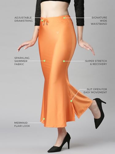 Image of TWIN BIRDS Women Shimmer Nylon Saree Shaper | Shapewear Silhouette