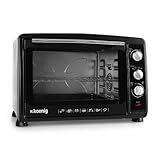 H.Koenig Mini Four 35L Electrique FO35 Posable Compact Multifonction Performant 1600W Programmable 3...