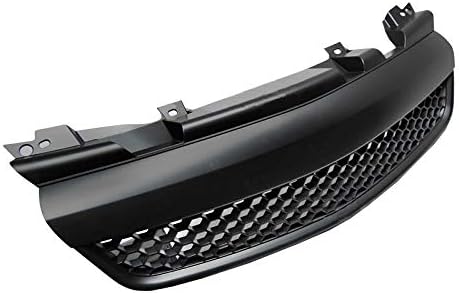 Front Grill Compatible with Opel Zafira B 2005 2006 2007 2008 RS-235 Front Central Sport Grill Grille Sport Matt Black