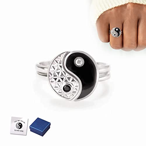 You are The Yin to My Yang Ring Set, 2pcs Best Friends You Me Yin Yang Ring,Yin Yang Matching Couple Rings Set,Yin Yang Tai Chi Paired Ring Set (7)