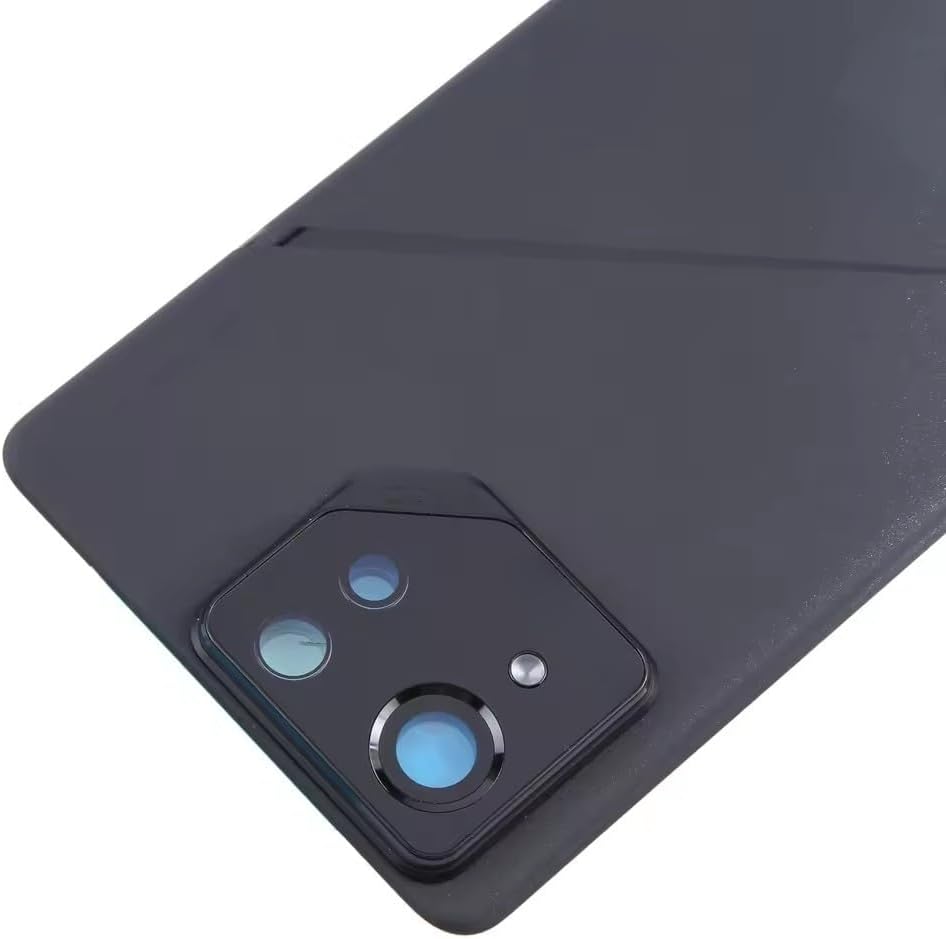 for Asus ROG Phone 8 Pro Back Glass Battery Door Cover Replacement, Rear Housing Case with Camera Lens, for ROG 8 Pro AI2401 Rear Glass Panel Back Cover Repair Parts