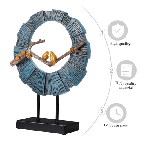 Oiseau sur branche en résine Cabilock pour décoration de table