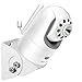 Baby Monitor Wall Mount for Infant Optics DXR-8,Adjustable Angle Mounting Brackets for Motorola,Babysense,HelloBaby and Most Universal Monitors Camera,Aluminum Alloy Material(White)