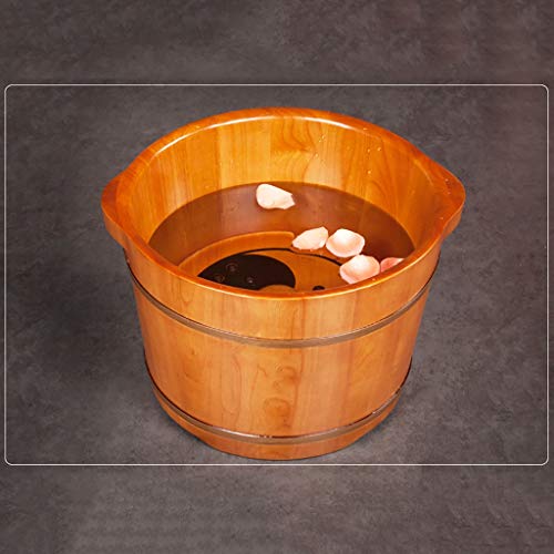 Cuenco de spa para pies BABYCE de madera de roble miniatura 4