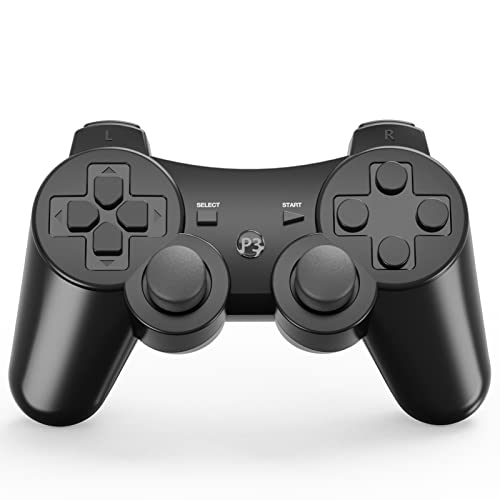 YCZHDV Wireless Game Controller Compatible with PS3, Double Shock Controller Joysticks for PS3, Six-axis Motion Game Control