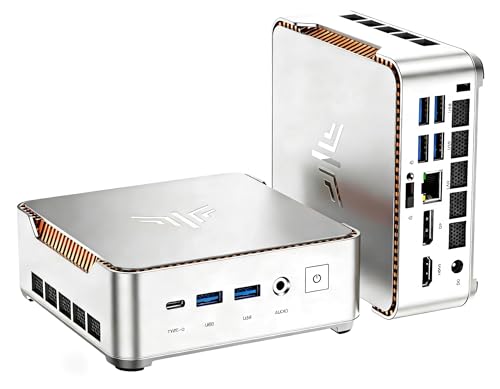 Image of KAMRUI Hyper H2 Mini Gaming PC, in-tel Core i9-14900HX (24C /32T, up to 5.8GHz) 32GB RAM 1TB SSD Mini Desktop Computers, Triple 4K Display 6*USB3.2, USB-C, HDMI, DP, WiFi6, BT5.2, Gaming Office Home
