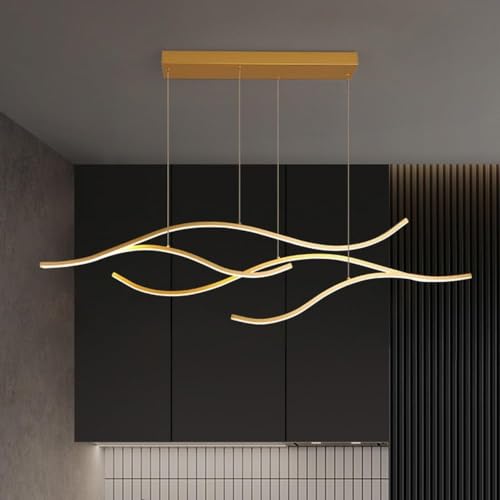 Lustre LED pour salle à manger suspendu réglable et moderne - 2