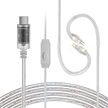 CCZ C03 USB C IEM Cable with Mic 4N Silver-Plated OFC 2Pin Earphone Upgraded Cords 120Cm Type C Cable for in ear monitors KZ ZST /ZS10 PRO/AS16 PRO/EDX PRO, CCZ melody
