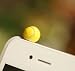 Cute Mini Yellow Tennis Ball Sport Ball Dust Plug 3.5mm Smart Cell Mobile Phone Plug Headphone Jack Earphone Cap Ear Cap Dustproof Plug Charm iPhone Plug Charm for iPhone 4 4S 5 5S HTC Samsung Ipad 2 3 4 Mini Ipod Blackberry Sony Nokia etc.