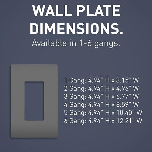 Placa de pared acabado grafito RWP262GCC6 con diseño plano 5