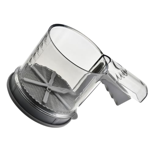 MOLUCKFU Double Flour Sifter Handheld Fine Mesh Baking Tool for Sugar Cocoa and Almond Powder Practical Kitchen Gadget for Effortless Sifting and Cleaning