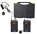 Movo WMIC70 Wireless 48-Channel UHF Lavalier Microphone System with Omni-Lav, Camera Mount and 3.5mm XLR Outputs (328-foot Range)