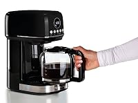 Ariete, Moderna 1396 Filterkaffeemaschine zur Zubereitung von Amerikanischer Kaffee, für bis zu 15 Tassen, Glaskaraffe, Warmhalteplatte, LCD-Display, herausnehmbare und waschbare Filter, Rot – Ansicht 4