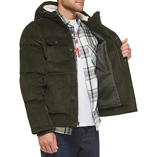 Image of Levi's Men's Performance Hooded Puffer Trucker Jacket (Regular & Big & Tall Sizes)